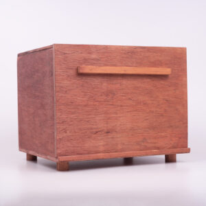 漆のこむろ Mサイズ（オイルステイン・マホガニー塗装）